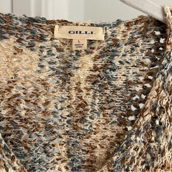 GILLI Cropped Multicolor Sweater - Picture 4 of 5